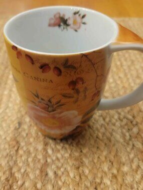 Konitz Germany Butterfly And Floral Mug
